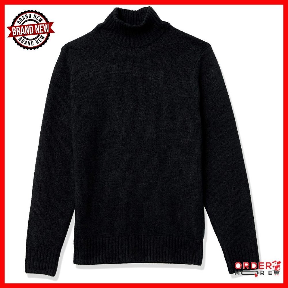 Men's Soft Touch Turtleneck Sweater, Regular Fit, Cotton Blend